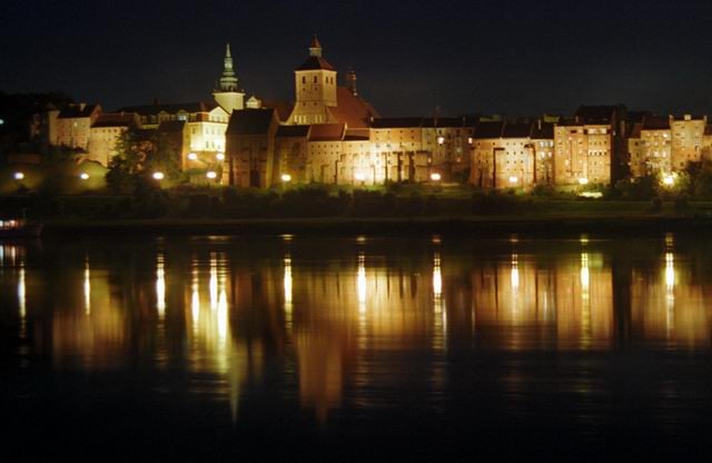 Grudziądz nocą