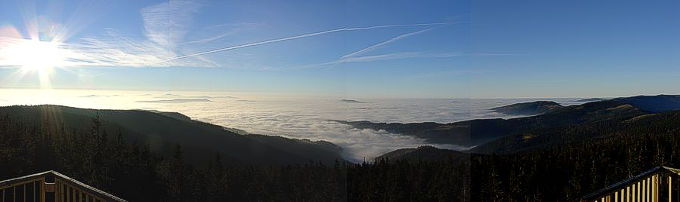 Panorama z Baraniej Góry