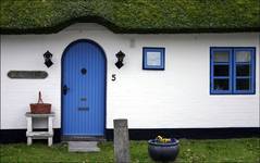 Blue door