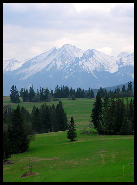 ...widok na Tatry...