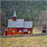 Stavkirche w Lomen