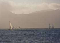 California- boats and mountains