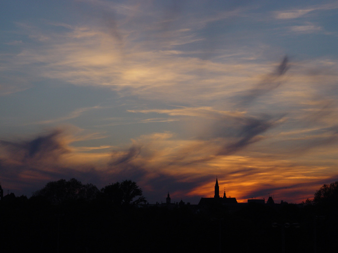 Zachód nad Wrocławiem