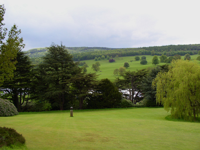 Ogród w Derbyshire