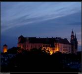 Wawel po zachodzie