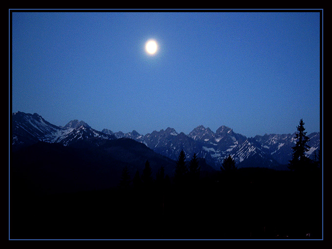 Tatry nocą