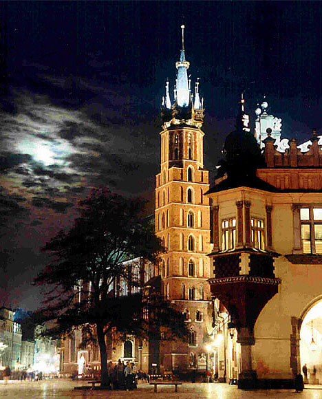 Kraków by night:-)