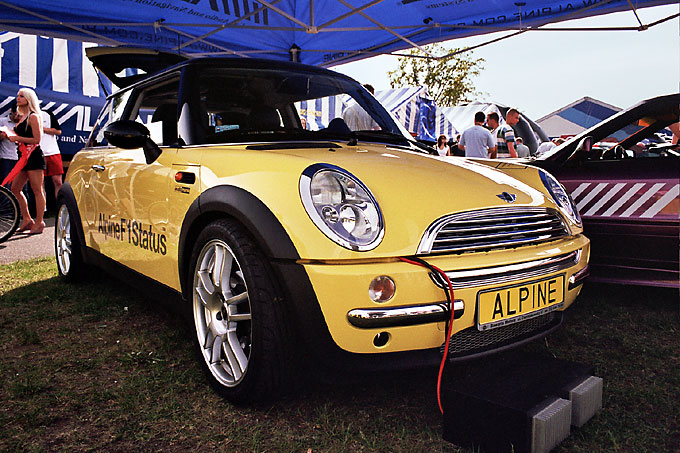 Mini Alpine Demo Car