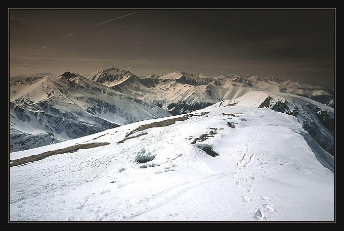 Tatry zachodnie, widok z Krzesanicy