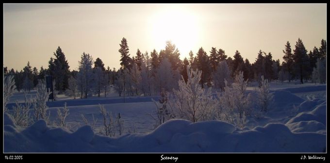 Zaśnieżona Finlandia