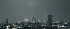 London at storm