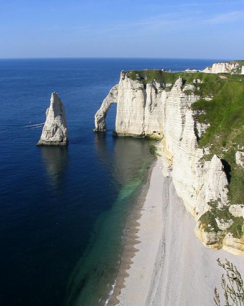 klify w Etretat