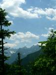 Tatry widziane z Gęsiej Szyi