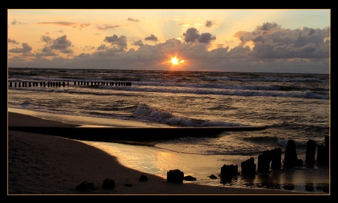 Ustka - Lato 2005 (zachód słońca 2)