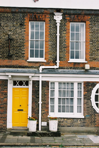 yellow door