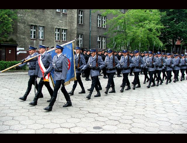 Ceremonia Ślubowania Policjantów. Katowice 2005