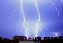 Lightning over Wroclaw