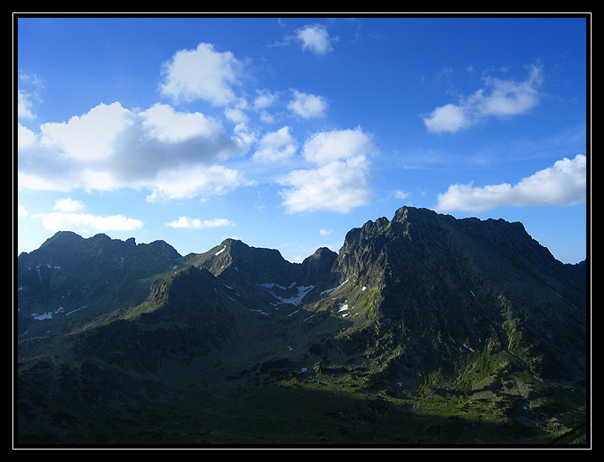 Tatry wieczorową porą