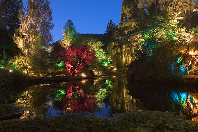 The Butchart Gardens. Vancouver Island.