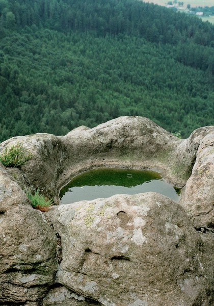 Jeziorko nad przepaścią