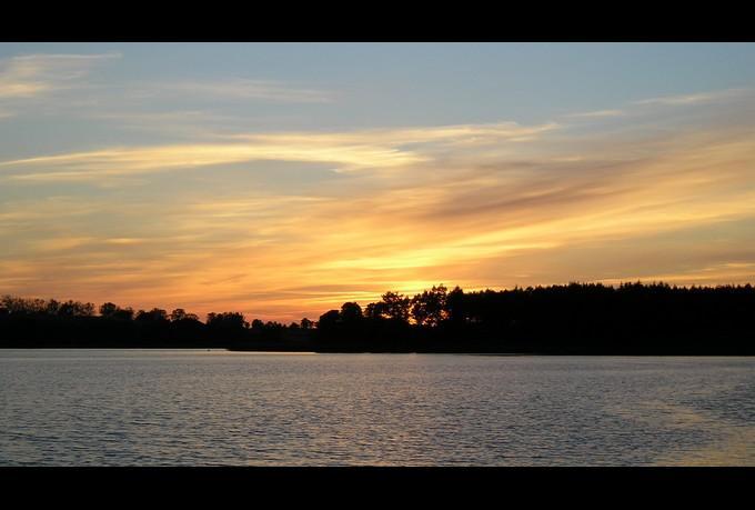 Zachód słońca - Mazury