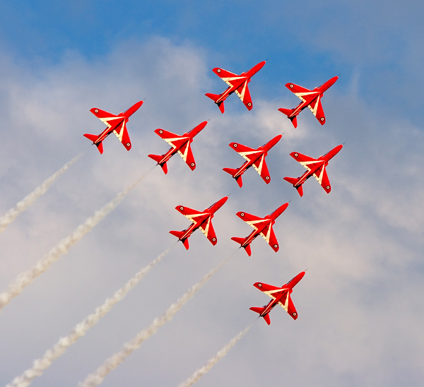 Red Arrows w Radomiu 2005