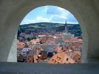 Ceski Krumlov w ramce