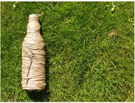 Bottle on the grass