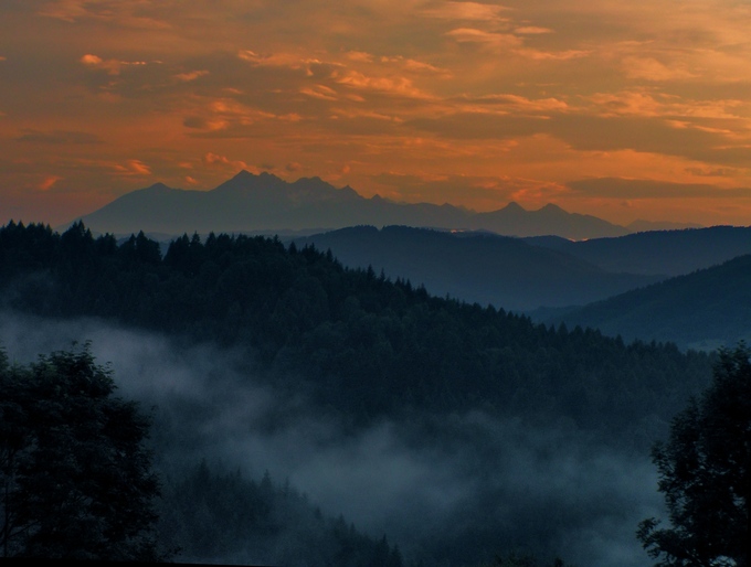 Beskidzki widok na Tatry