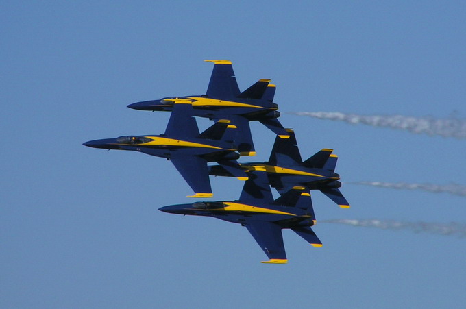 Blue Angels w akcji...