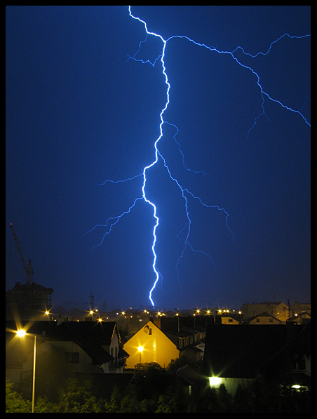 moje miasto nocą