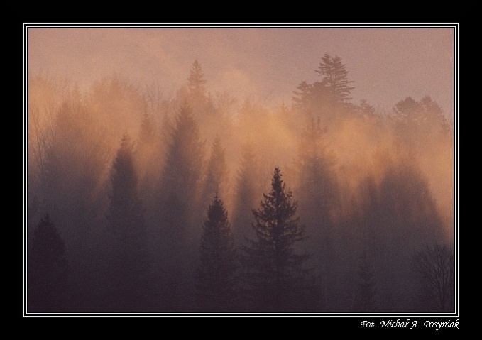 Bieszczady -wschód słońca