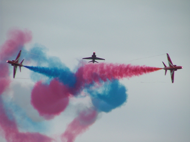 red arrows