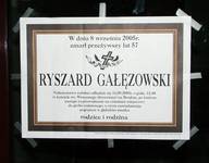 Rysiu zgon (ang. Rysiu's gone)