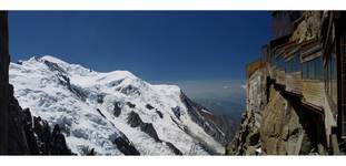 Widok z Aiguille Du Midi (3842m n.p.m)