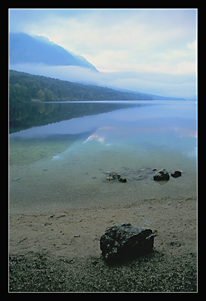 ...jezioro Bohinj - Słowenia