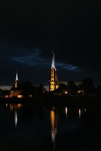 Wrocław nocą