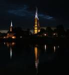 Wrocław nocą