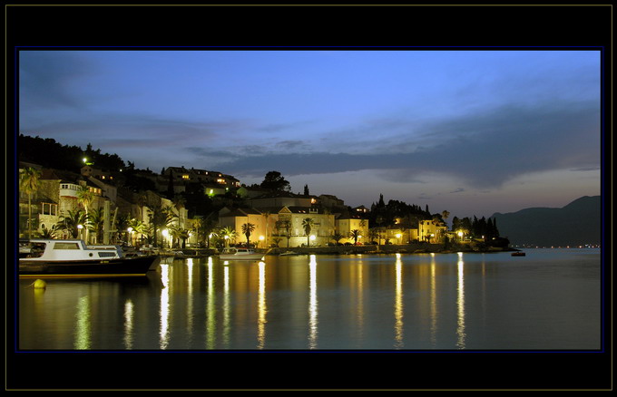 Korcula wieczorem