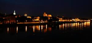 Toruń by night