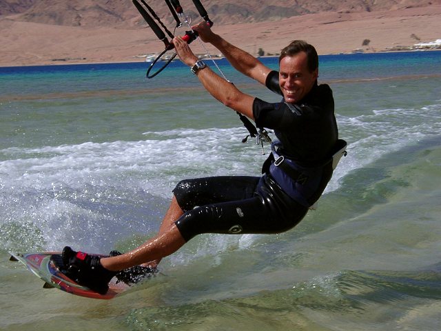 Uśmiech kitesurfer'a