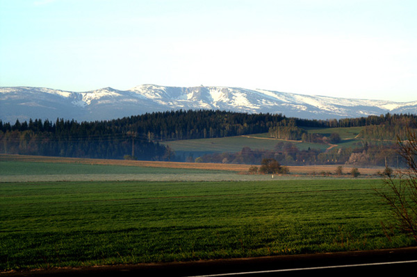 Karkonosze o świcie