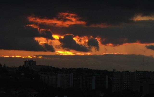 zachód nad Lublinem