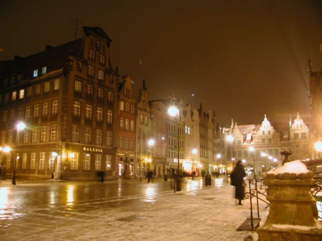 Gdańsk nocą