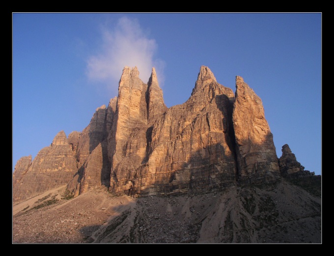 Tre Cime di Lavaredo - od strony południowej