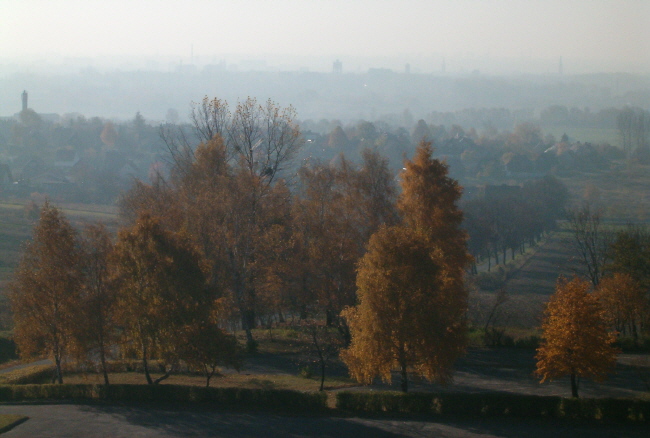 z kopca powstańców...