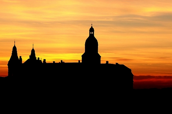 Książ wieczorem