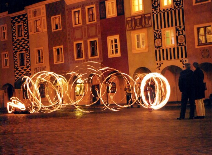 z cyklu Poznań nocą: Stary Rynek