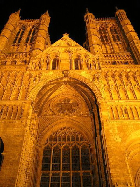 cathedral by night