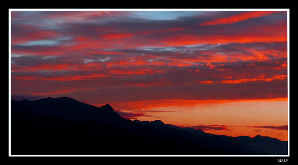 tatry zachód słońca